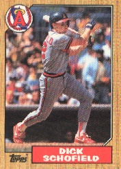 1987 Topps Baseball Cards      502     Dick Schofield